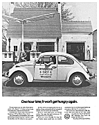 One hour later, it won't get hungry again.