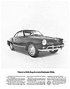 There's a little bug in every Karmann Ghia.